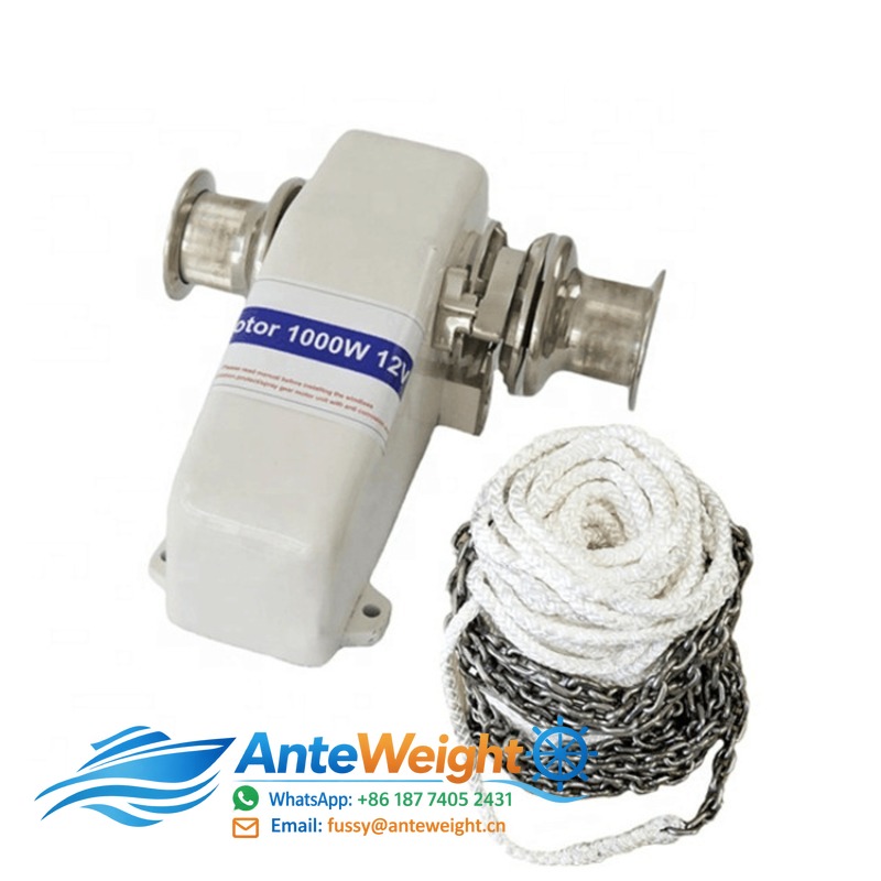 Fishing Boat Anchor Winch - 12V 1000W Horizontal Electric Anchor Windlass