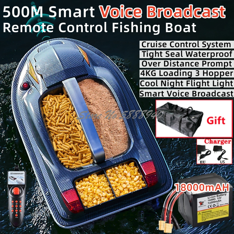 Smart Voice Broadcast RC Bait  - Fishing Boat Navigation Light 评论和价格