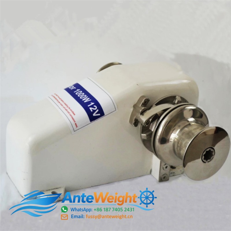 12V 1000W Horizontal Electric  - Fishing Boat Anchor Winch 评论和价格